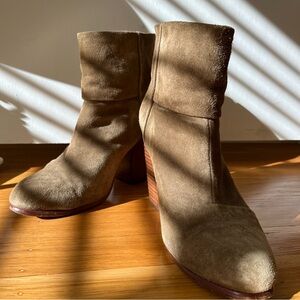 rag & bone Brown Suede Heeled Boots
